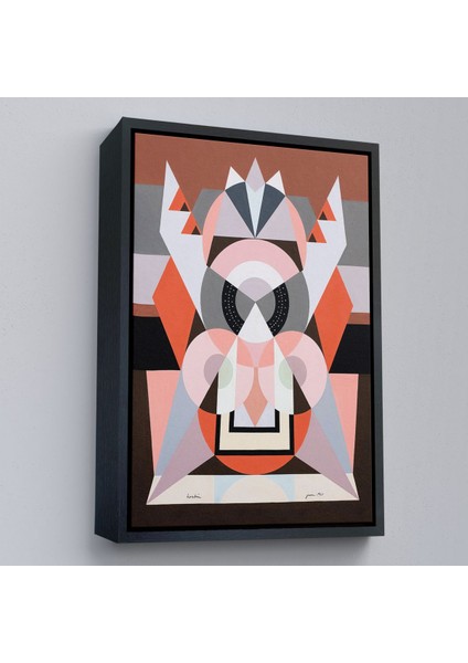 canvas Serie Auguste Herbin - Simetrik Bileşim TABLOSU-8101