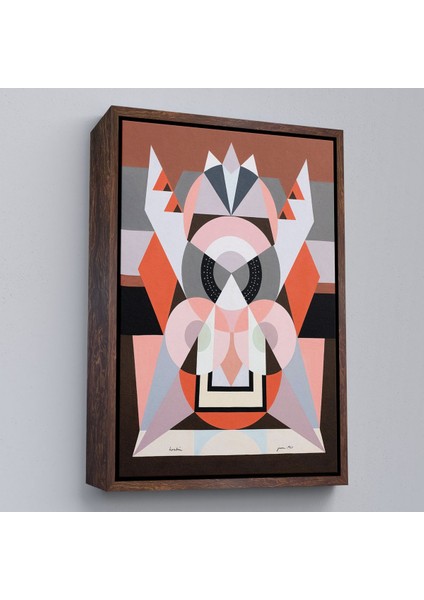 canvas Serie Auguste Herbin - Simetrik Bileşim TABLOSU-8101 fiyatları