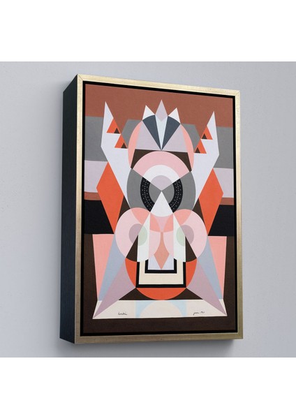 canvas Serie Auguste Herbin - Simetrik Bileşim TABLOSU-8101 modelleri