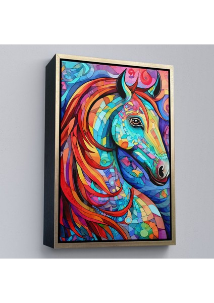 canvas Serie Renkli Soyut At TABLOSU-7528 modelleri