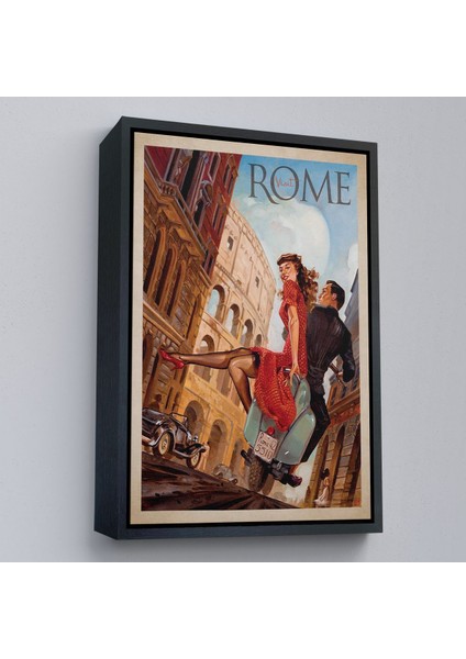 canvas Serie Roma Sokaklarındaki Aşıklar TABLO-7805 modelleri