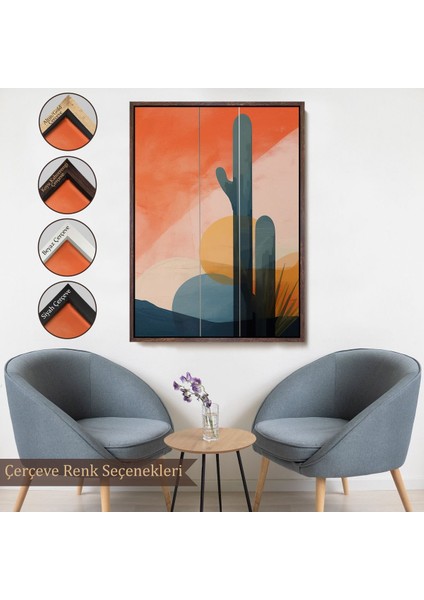 canvas Serie Kaktüs Desenli Soft TABLO-7656 fırsatları