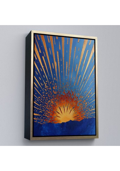 canvas Serie Soyut Güneş TABLOSU-7582 modelleri