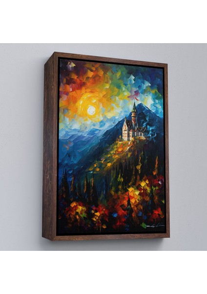 canvas Serie Dağdaki Şato Manzarası TABLO-7996 fiyatları