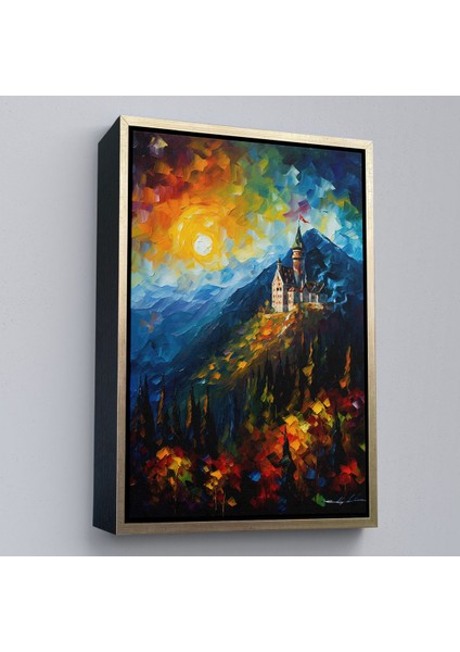 canvas Serie Dağdaki Şato Manzarası TABLO-7996 modelleri