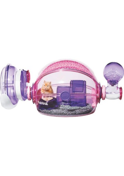Ovo Hamster Kafesi Pembe
