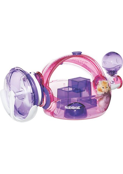 Ovo Hamster Kafesi Pembe