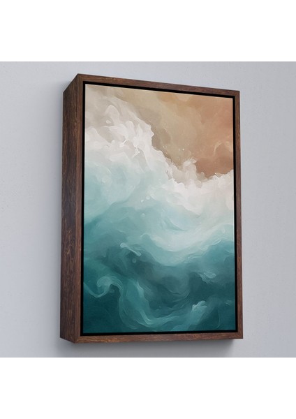 canvas Serie Okyanus Dalga Köpüğü Soyut TABLO-7634 fiyatları