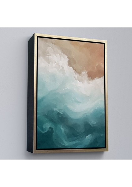 canvas Serie Okyanus Dalga Köpüğü Soyut TABLO-7634 modelleri