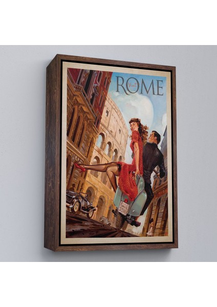 canvas Serie Roma Sokaklarındaki Aşıklar TABLO-7702