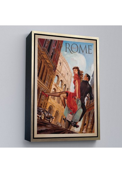 canvas Serie Roma Sokaklarındaki Aşıklar TABLO-7702 fiyatları