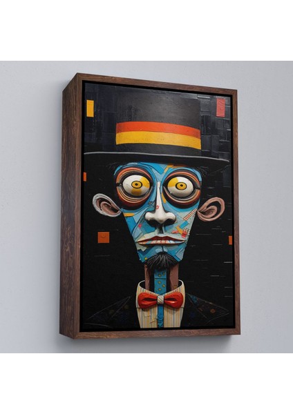 canvas Serie Ikonik Sürreal Adam TABLOSU-7824