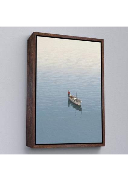 canvas Serie Göldeki Yalnız Adam TABLO-7510 fiyatları