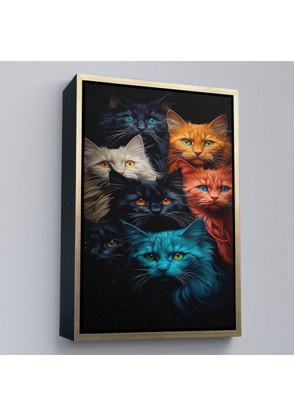 canvas Serie Sevimli Kediler TABLOSU-7844