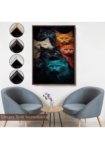 canvas Serie Sevimli Kediler TABLOSU-7844 fırsatları