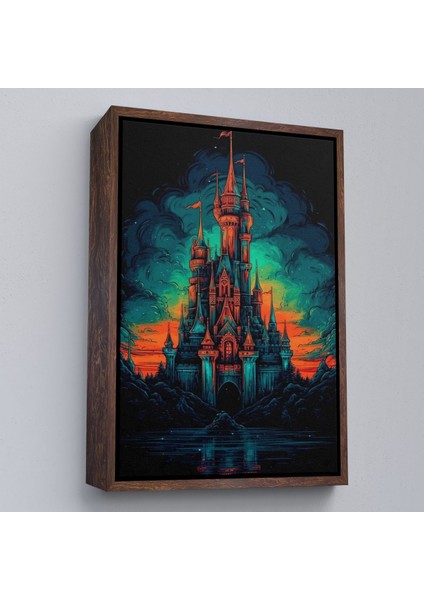 canvas Serie Avrupada Ortaçağ Kalesi TABLO-7728