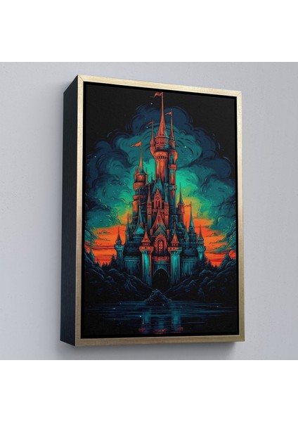 canvas Serie Avrupada Ortaçağ Kalesi TABLO-7728 fiyatları