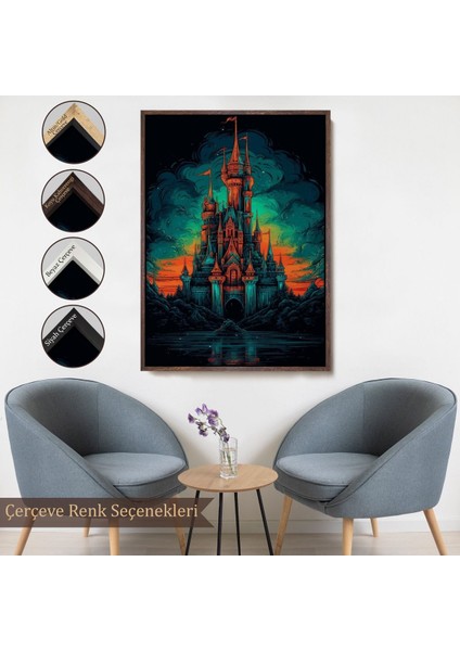 canvas Serie Avrupada Ortaçağ Kalesi TABLO-7728 fırsatları