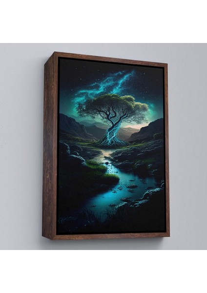 canvas Serie Karanlıktaki Gizemli Ağaç TABLOSU-7882 fiyatları