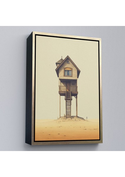 canvas Serie Hiçliğin Ortasındaki Nöbet Kulesi TABLO-7540