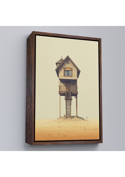 canvas Serie Hiçliğin Ortasındaki Nöbet Kulesi TABLO-7540 fiyatları