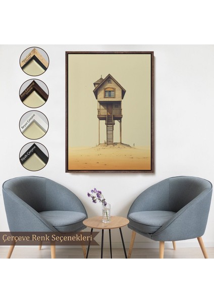 canvas Serie Hiçliğin Ortasındaki Nöbet Kulesi TABLO-7540 fırsatları