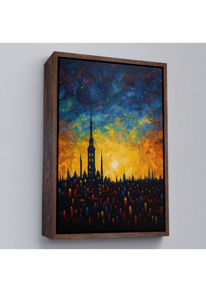 canvas Serie Günbatımı Şehir Manzarası TABLOSU-7998 fiyatları