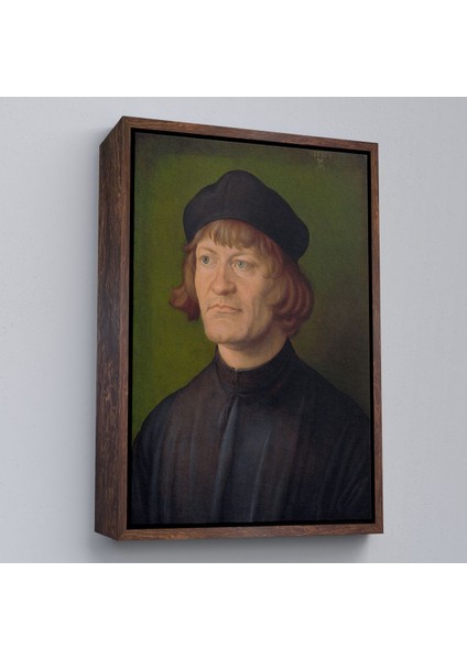canvas Serie Albrecht Dürer - Bir Din Adamı Portresi Tablo - Bildnis Eines GEISTLICHEN-8081