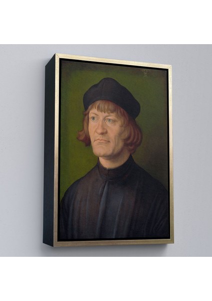 canvas Serie Albrecht Dürer - Bir Din Adamı Portresi Tablo - Bildnis Eines GEISTLICHEN-8081