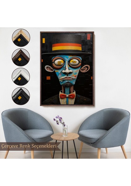 canvas Serie Ikonik Sürreal Adam TABLOSU-7824