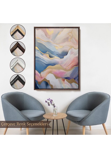 ^#canvas Serie Pembe Tonlu Mermer Desen TABLO-7584 fırsatları