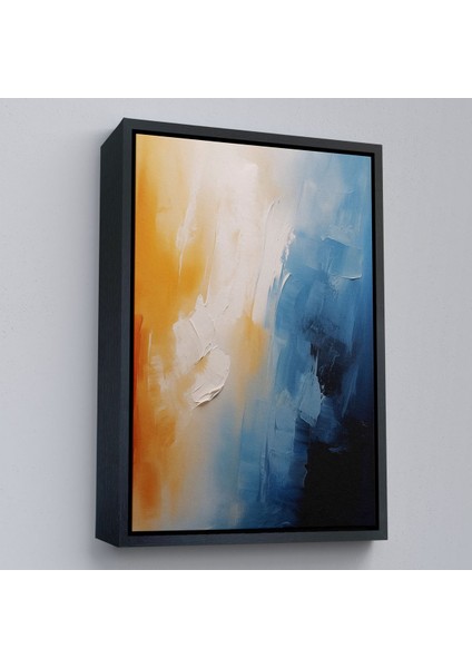 canvas Serie Mavi Tonlardaki Yağlıboya Görünümlü TABLO-7599 modelleri