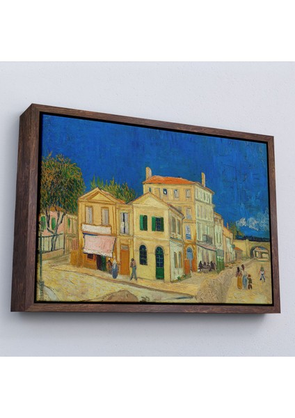 ^#canvas Serie Vincent Willem Van Gogh - Sarı Ev TABLOSU-7157 fiyatları