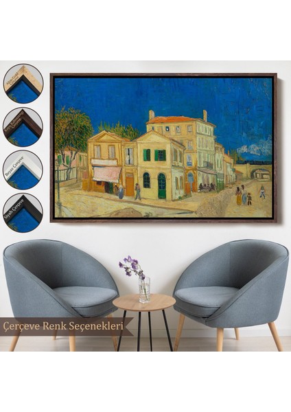 ^#canvas Serie Vincent Willem Van Gogh - Sarı Ev TABLOSU-7157 fırsatları