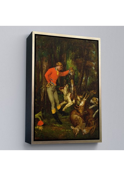 canvas Serie Gustave Courbet -Avdan Sonra Tablo - After The HUNT-8055