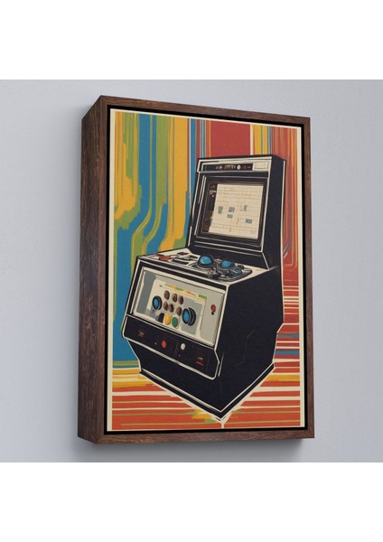 canvas Serie Atari Vintage Klasik Model TABLOSU-8068