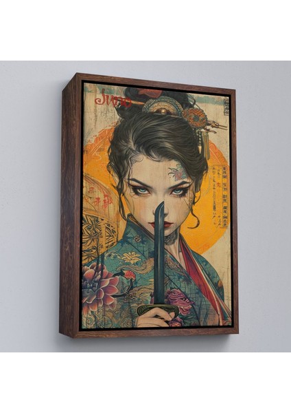 canvas Serie Şavaşçı Japon Kadın TABLOSU-7767 fiyatları