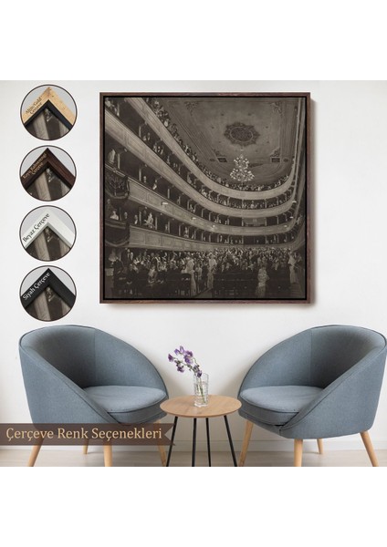 canvas Serie Gustav Klimt - Eski Burg Tiyatrosu'nun Oditoryumu TABLOSU-8337 fırsatları