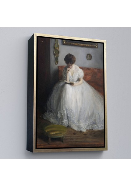 canvas Serie Jacques-Émile Blanche - Lucie Reading TABLOSU-8041 modelleri