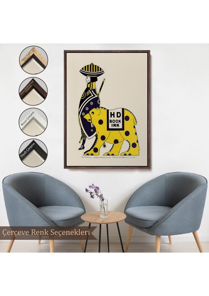 canvas Serie Augustus Jansson - Queen City Mürekkep TABLO-8072 fırsatları