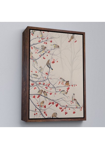 canvas Serie Kuşburnu Ağacındaki Kuşlar TABLOSU-8042 fiyatları