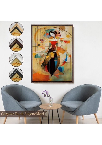 canvas Serie Dekoratif Soyut Kadın TABLOSU-7970 fırsatları