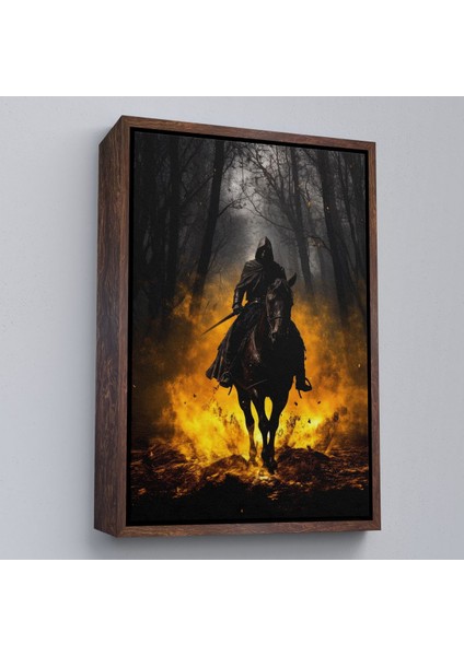 canvas Serie Cehennemin Dibinden Gelen Savaşçı TABLOSU-7982