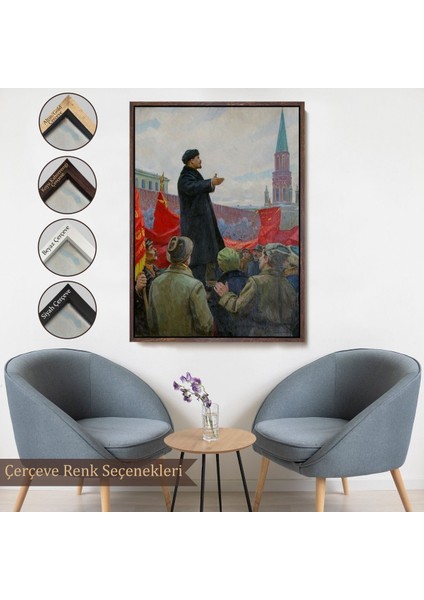 canvas Serie Sovyet Lideri Vladimir Lenin TABLO-7888 fırsatları