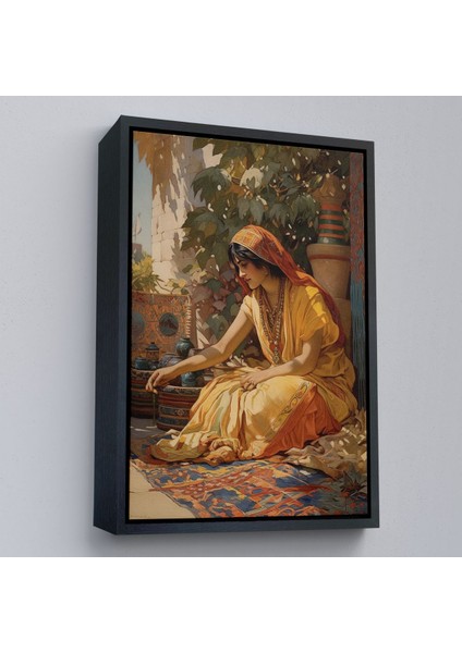 canvas Serie Hintli Kadın TABLOSU-7986