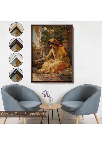 canvas Serie Hintli Kadın TABLOSU-7986 fırsatları