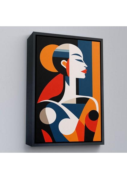 canvas Serie Vintage Güzel Kadın TABLOSU-7516