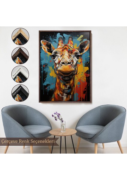 canvas Serie Sevimli Zürafa TABLOSU-7722 fırsatları
