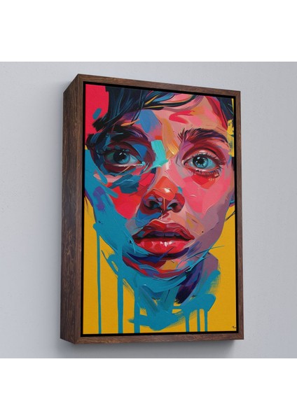 ^#canvas Serie Yağlıboya Görünümlü Sevimli Kız TABLOSU-7804 fiyatları