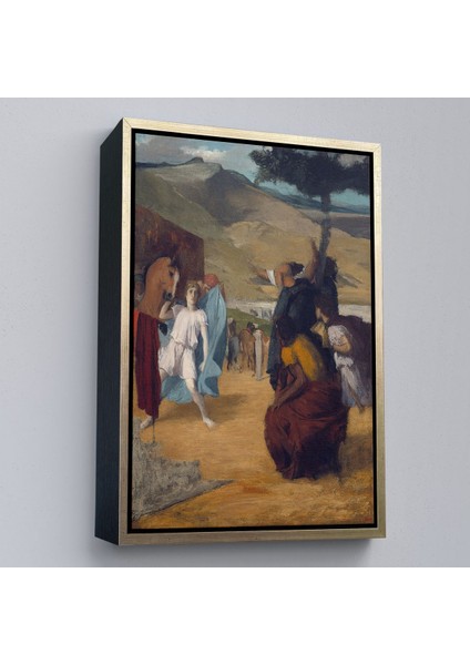 canvas Serie Edgar Degas - Iskender ve Bucephalus TABLOSU-8056 fiyatları